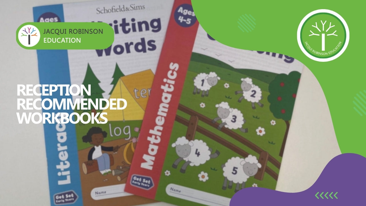 Reception Recommended Workbooks – Jacqui Robinson Education